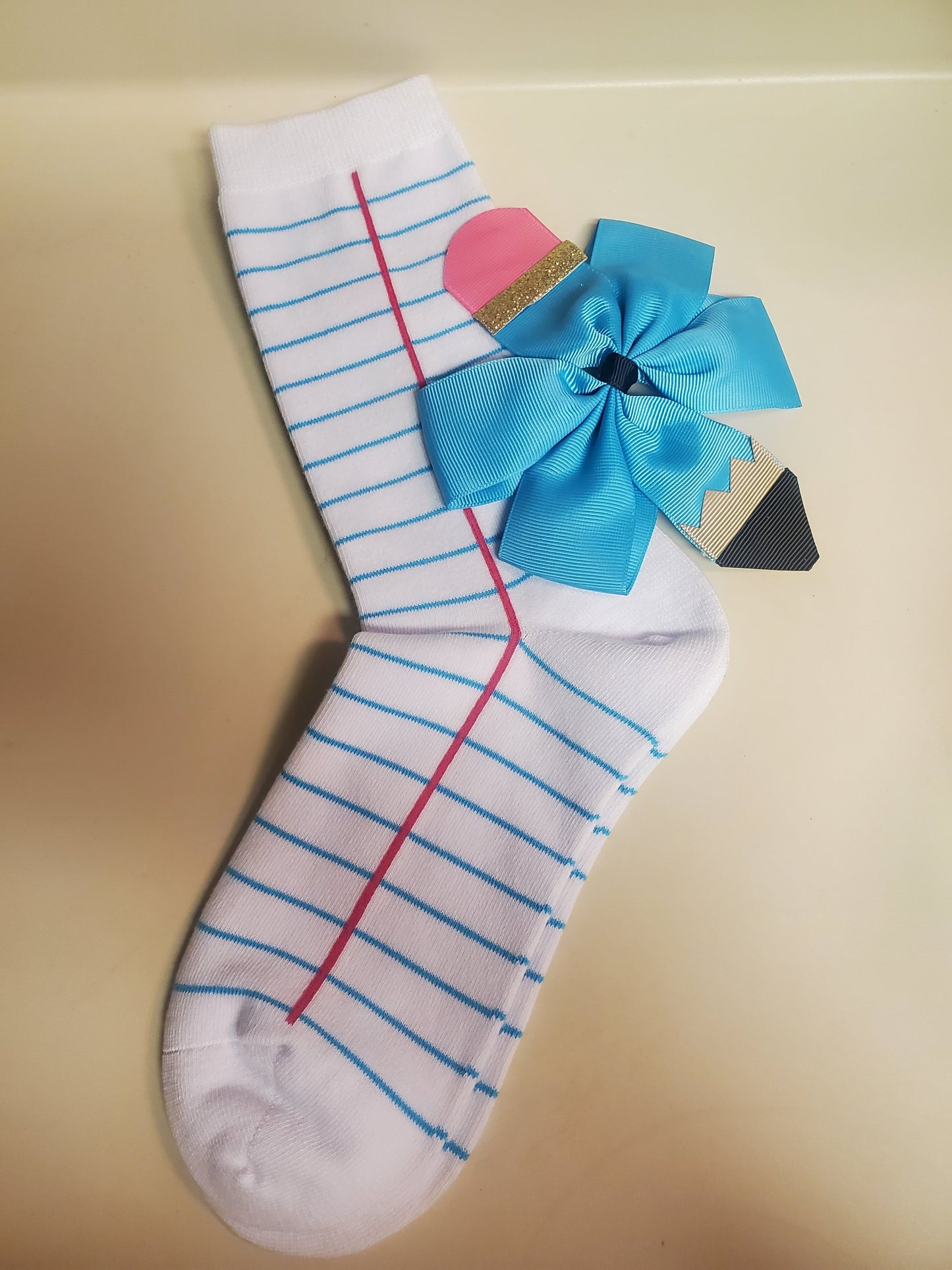 Notebook Paper Socks