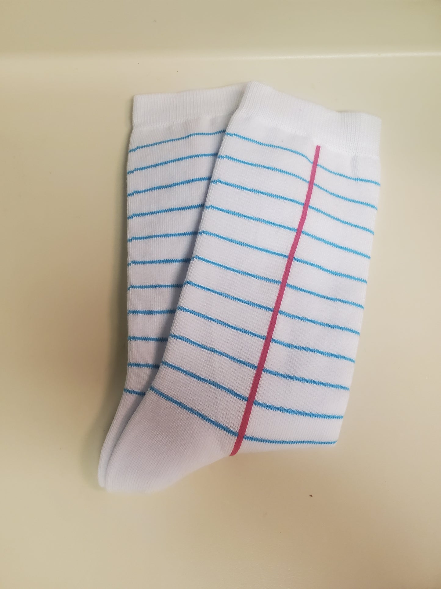 Notebook Paper Socks