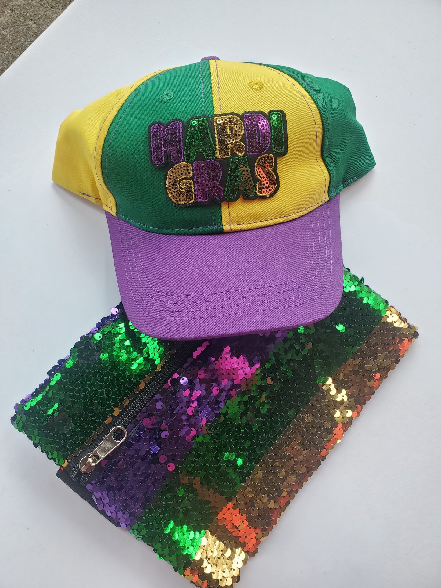 Mardi Gras Sequin Fanny Pack