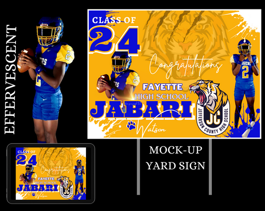 Graduation Yard Sign