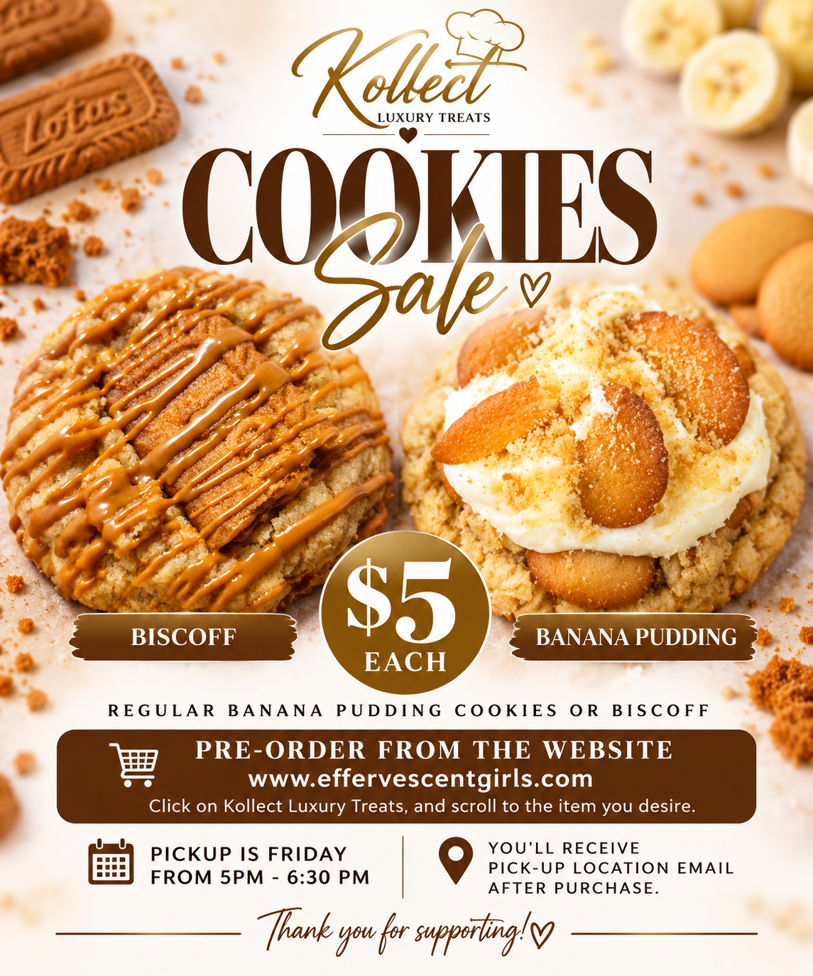 Banana Pudding Cookies