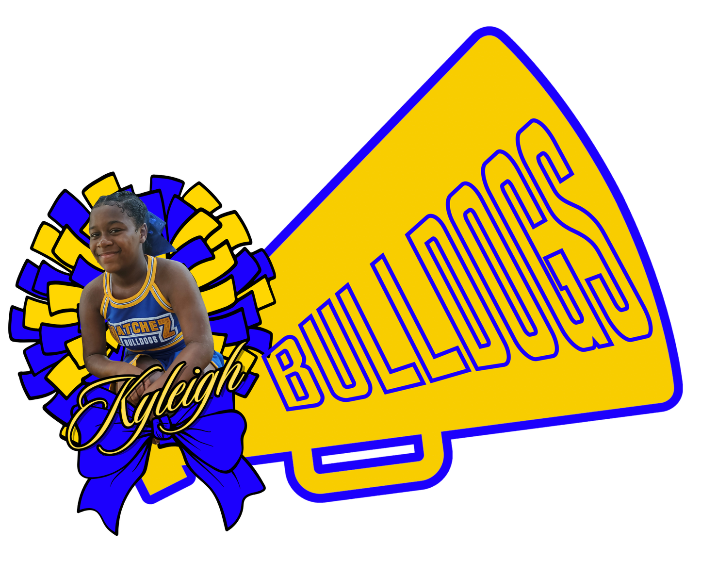 Football Jersey/ Cheer Megaphone Fans