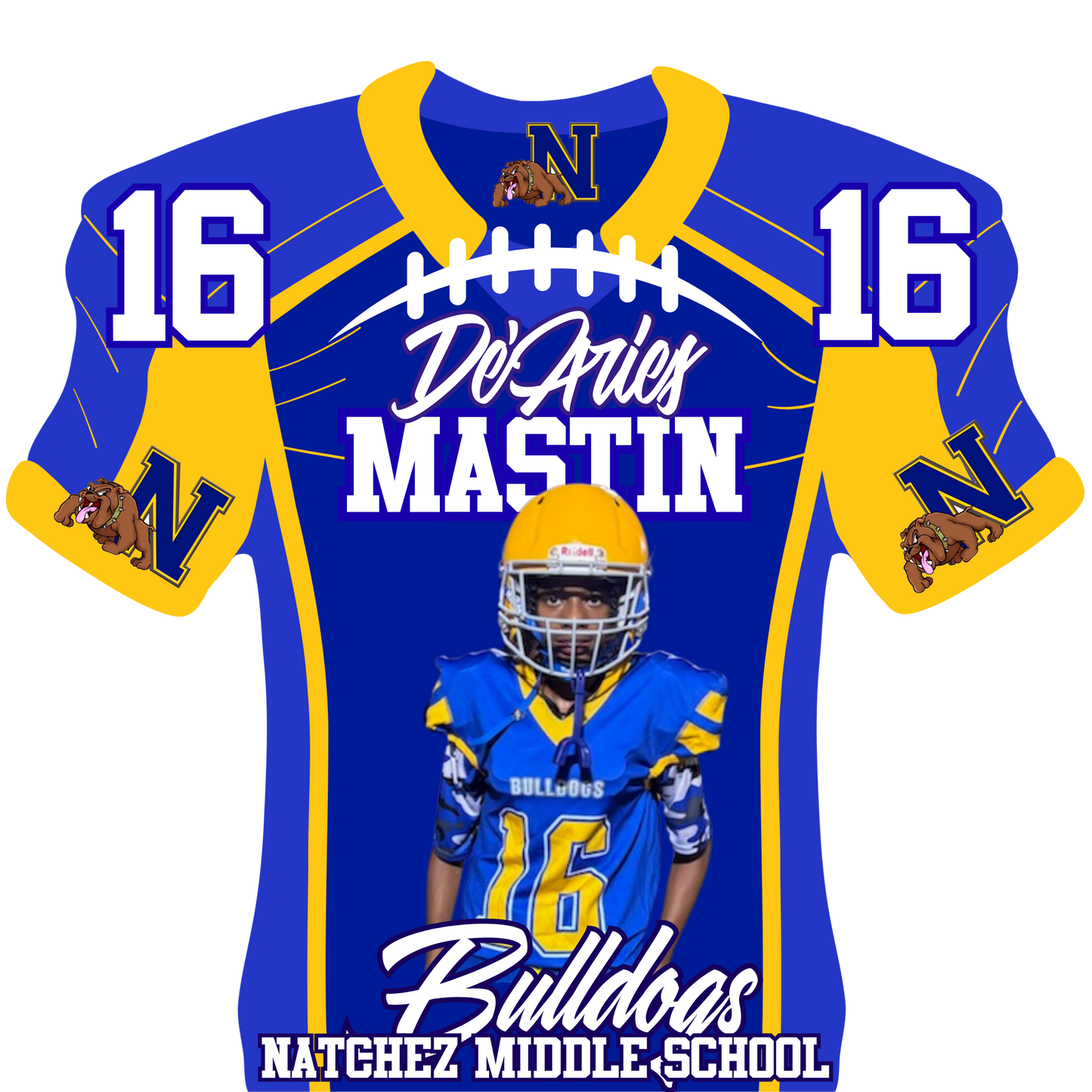 Football Jersey/ Cheer Megaphone Fans