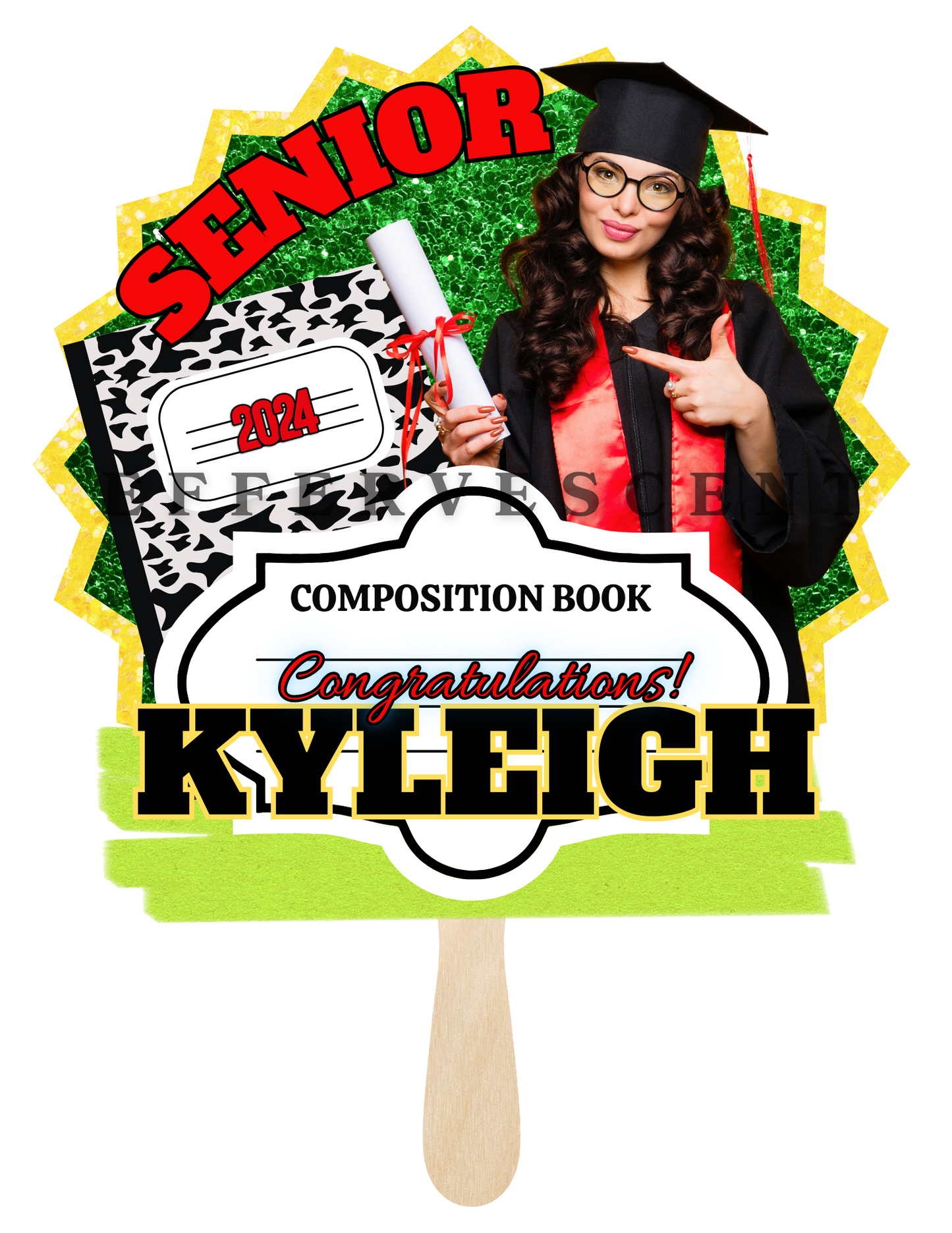 Pre-Made Pre-K/Kindergarten & 5th Grade/Senior Graduation Fans