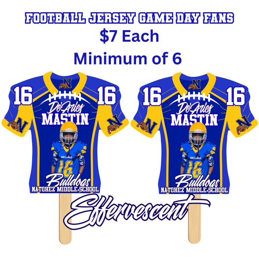 Football Jersey/ Cheer Megaphone Fans