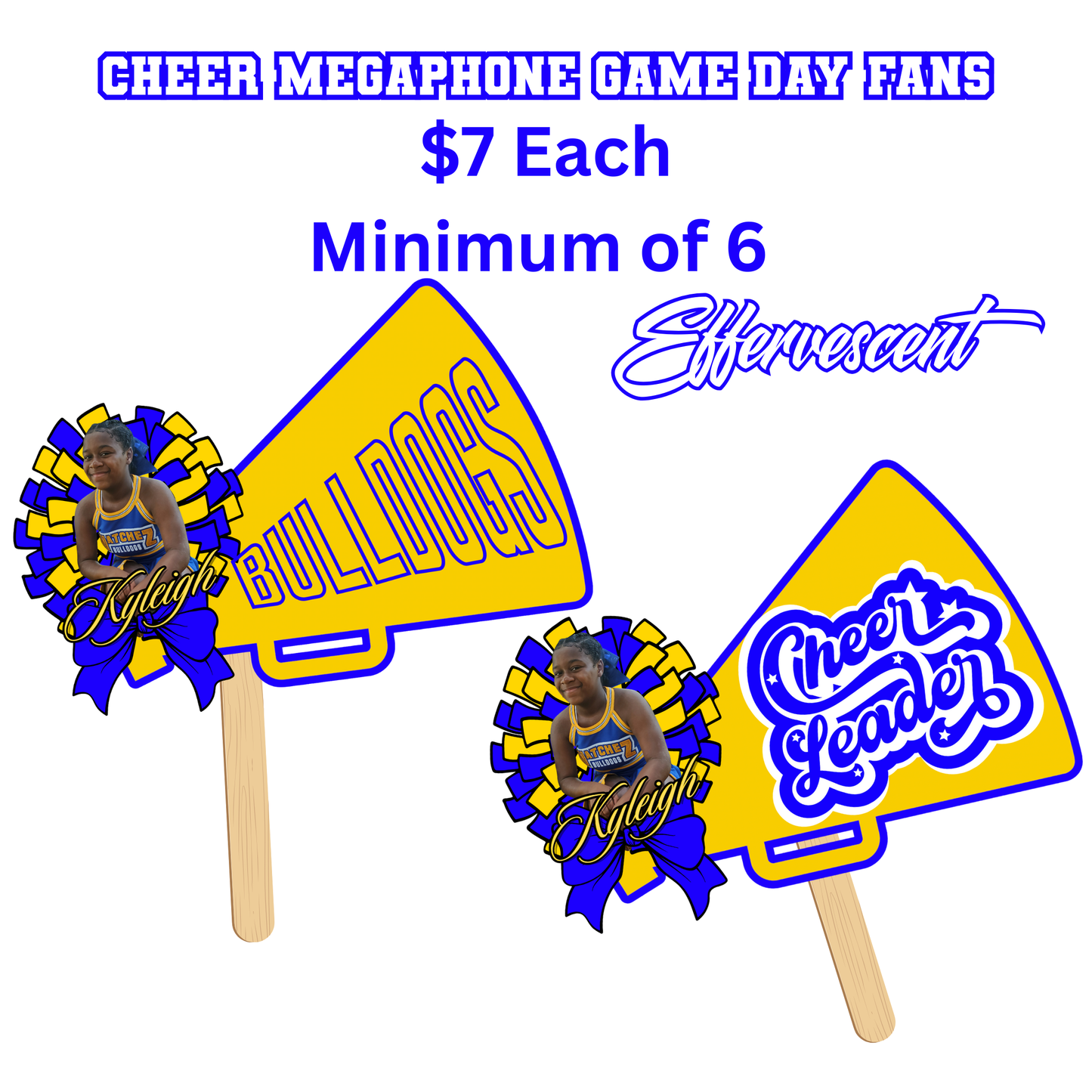 Football Jersey/ Cheer Megaphone Fans